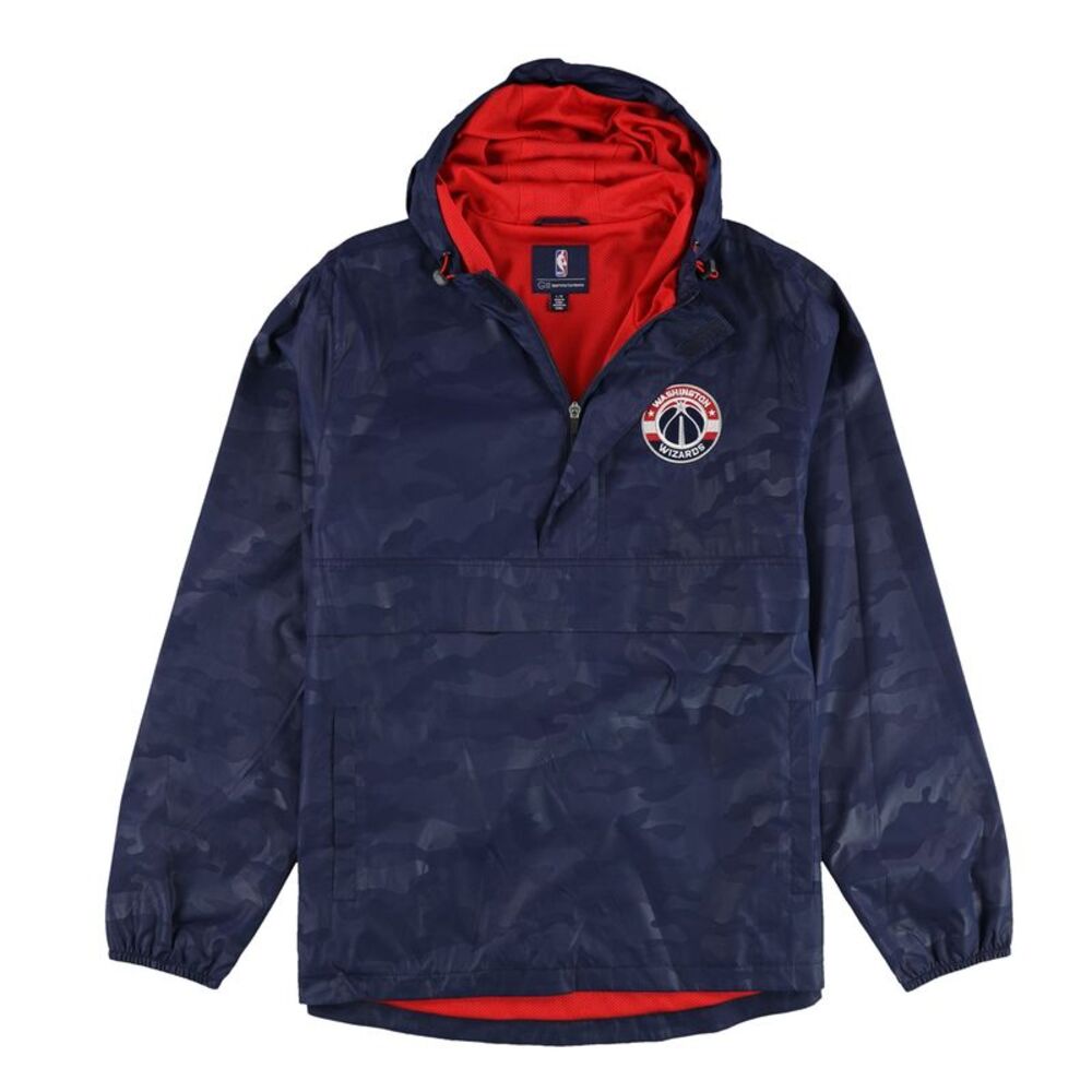 G-III Sports Womens Washington Wizards Windbreaker Jacket, SAM